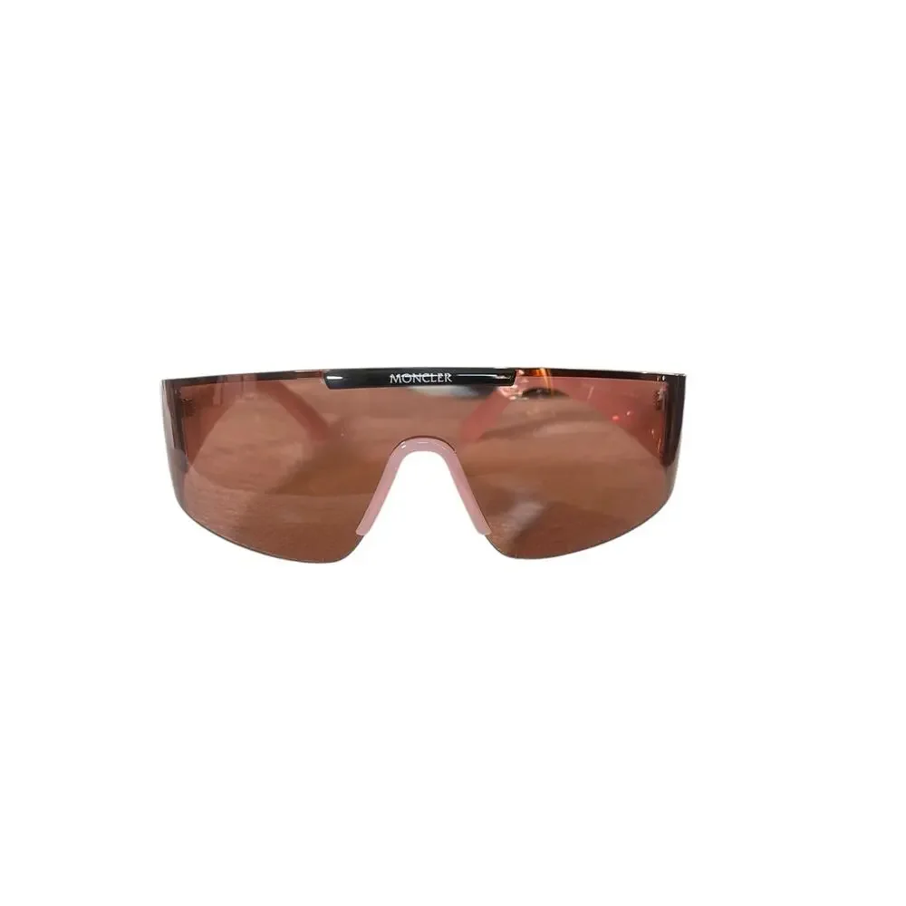 Authentic Moncler Ombrate ML0247 72E Pink and Gold Frames Smoky Lens Sunglasses